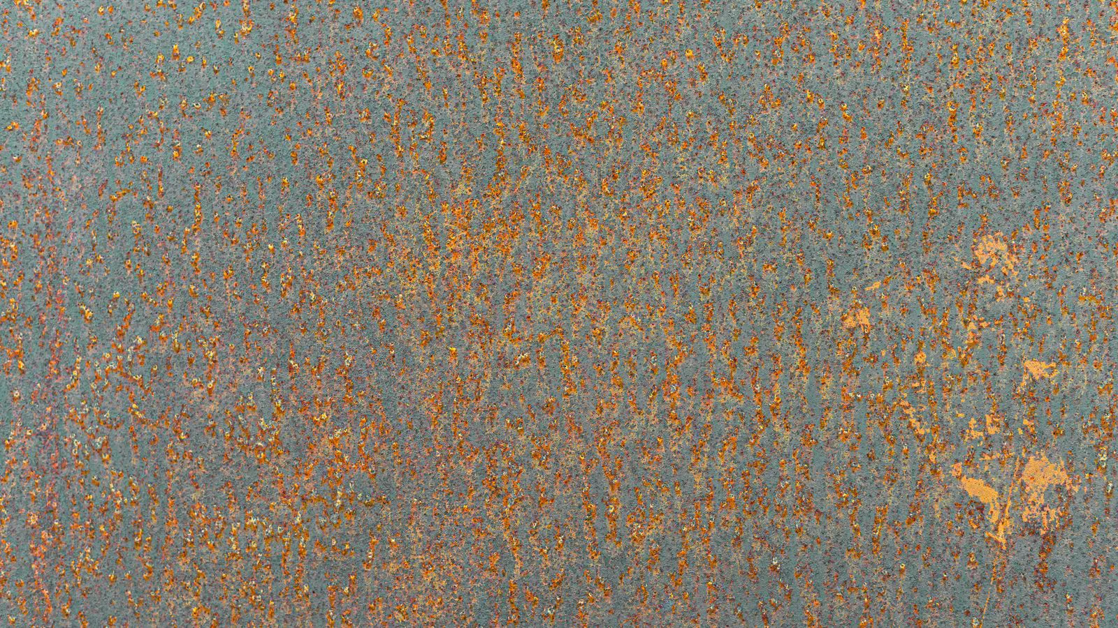 close up of metal surface with fine bead blasted texture
