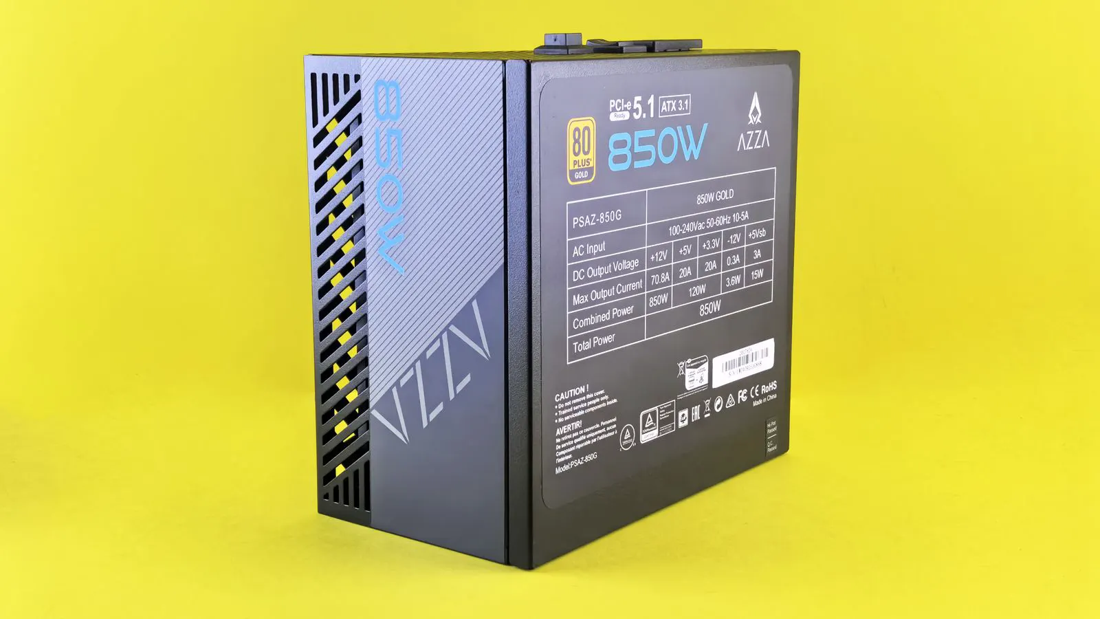 Rack mounted industrial power supply units with cooling fans