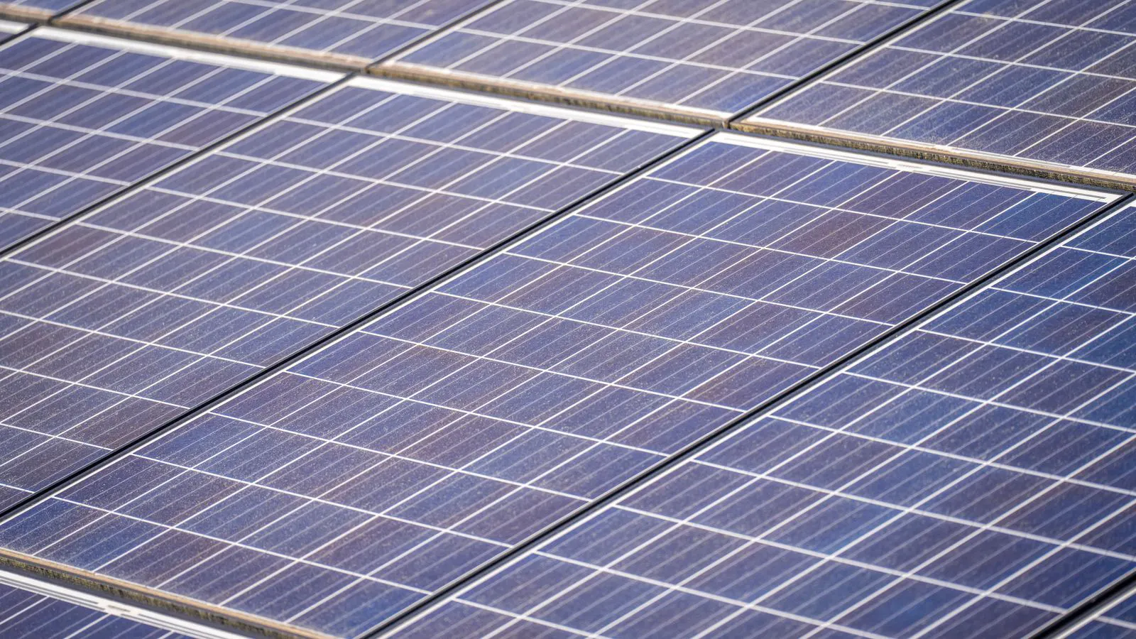 Close up view of solar module pricing on a display screen