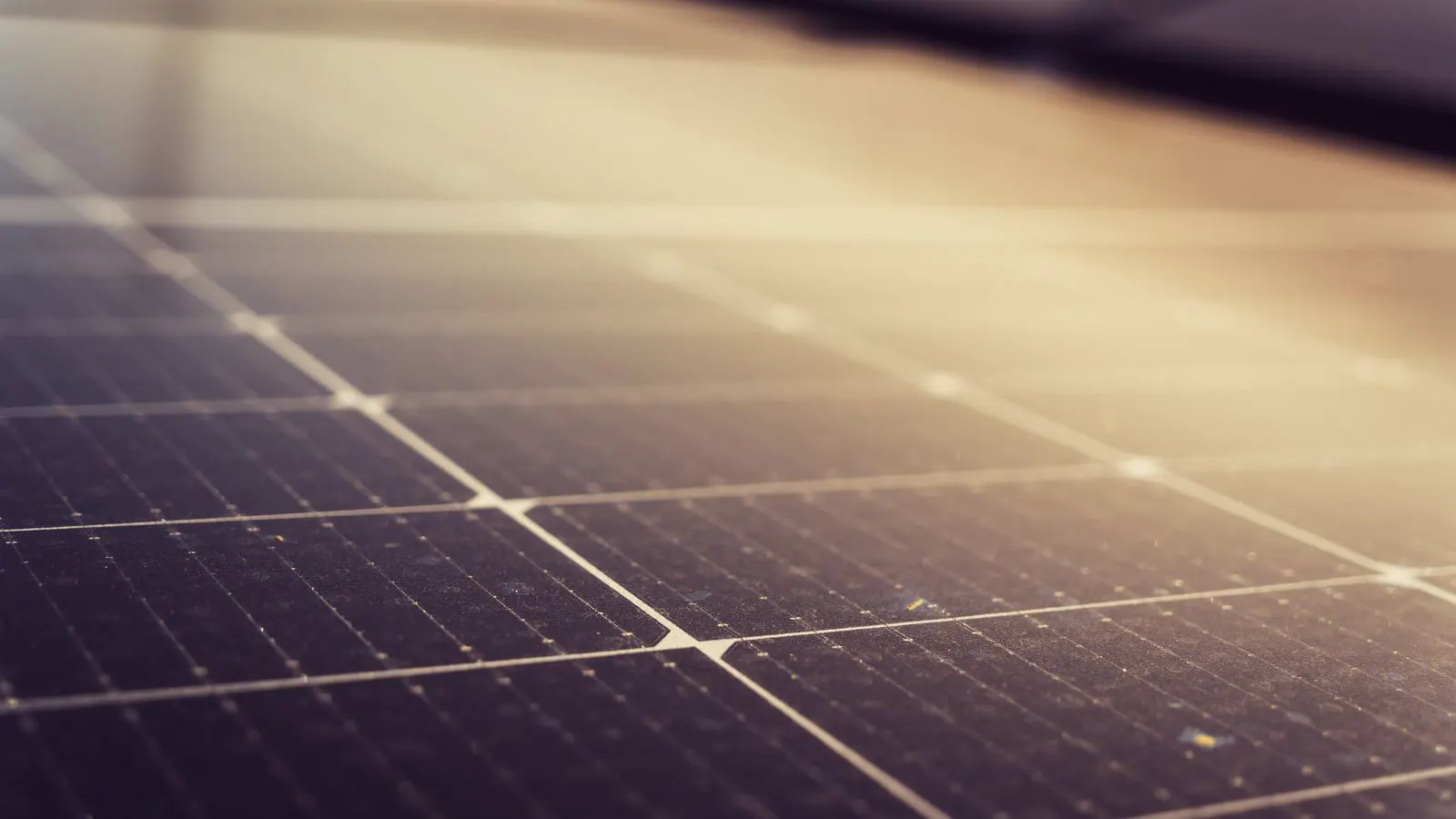 A printed solar panel datasheet showing electrical specifications and a table of values