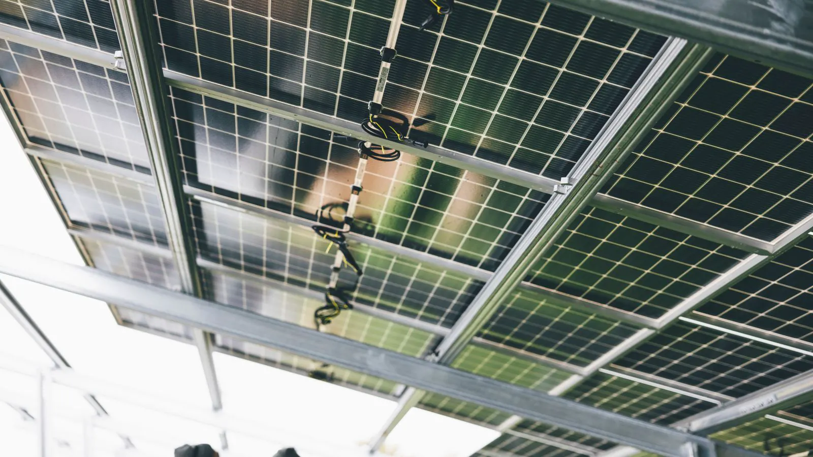 Industrial equipment used to test crystalline solar panels in a laboratory setting.