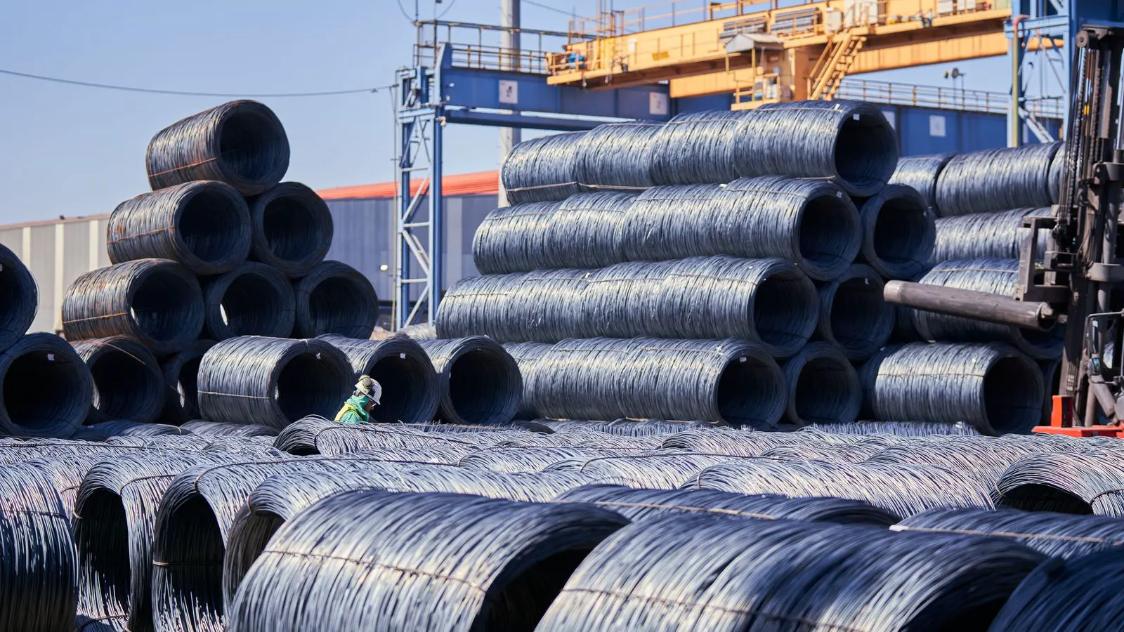 A steel mill test certificate document with printed data