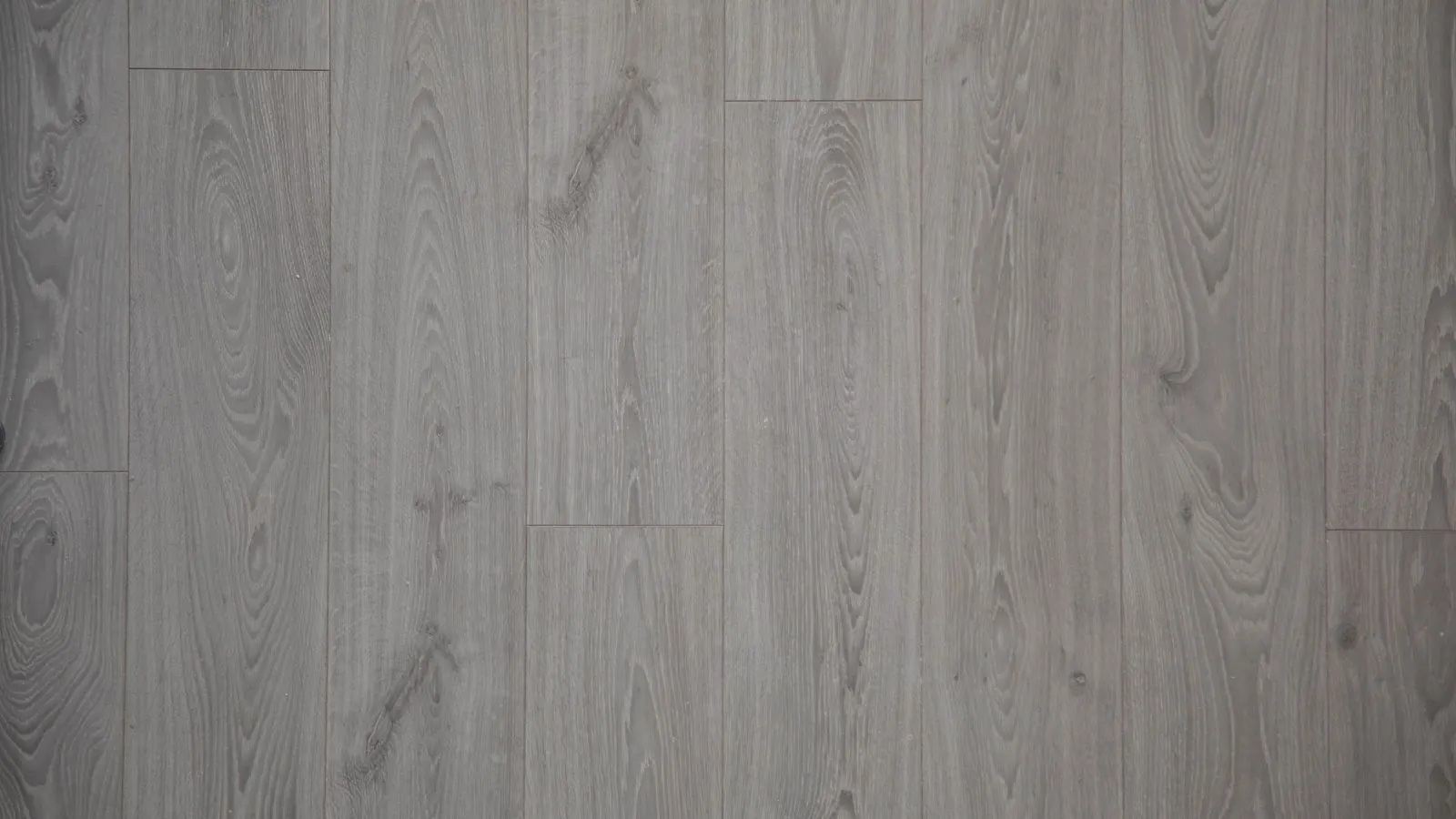 Wide shot of a clean retail floor with vinyl plank sections