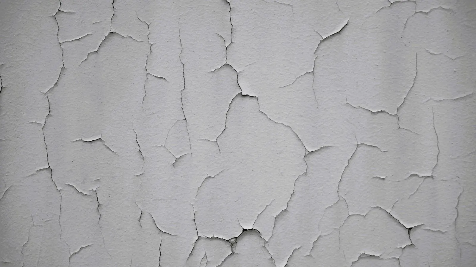 Close up of cracked grout lines on a ceramic wall tile