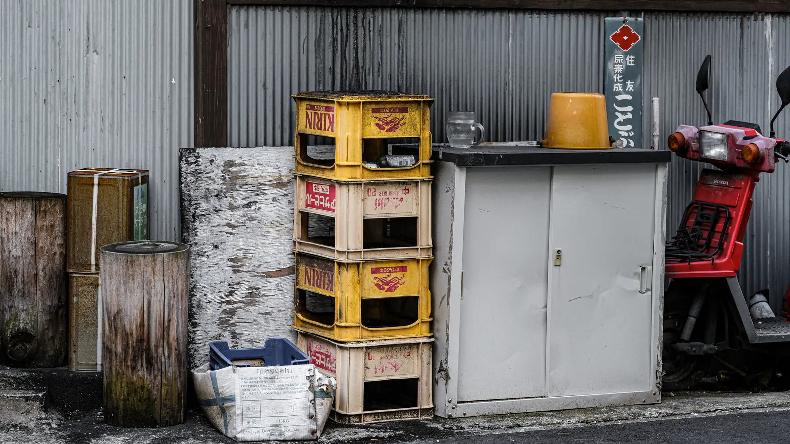 A neat stack of corrugated board sheets on a factory floor