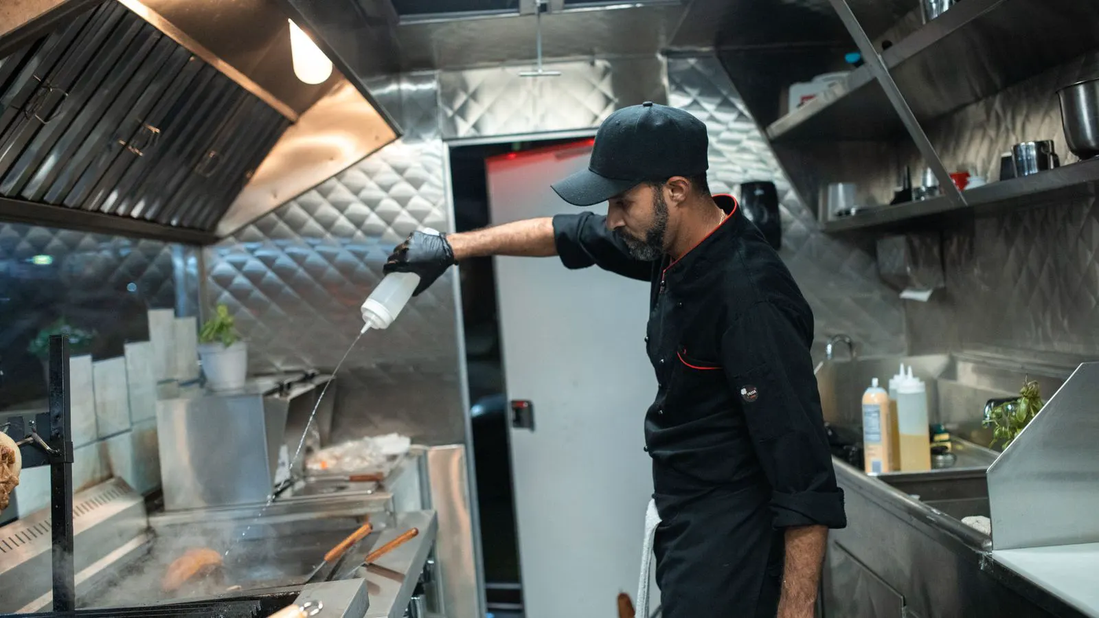 stainless steel reach in cooler with digital temperature panel