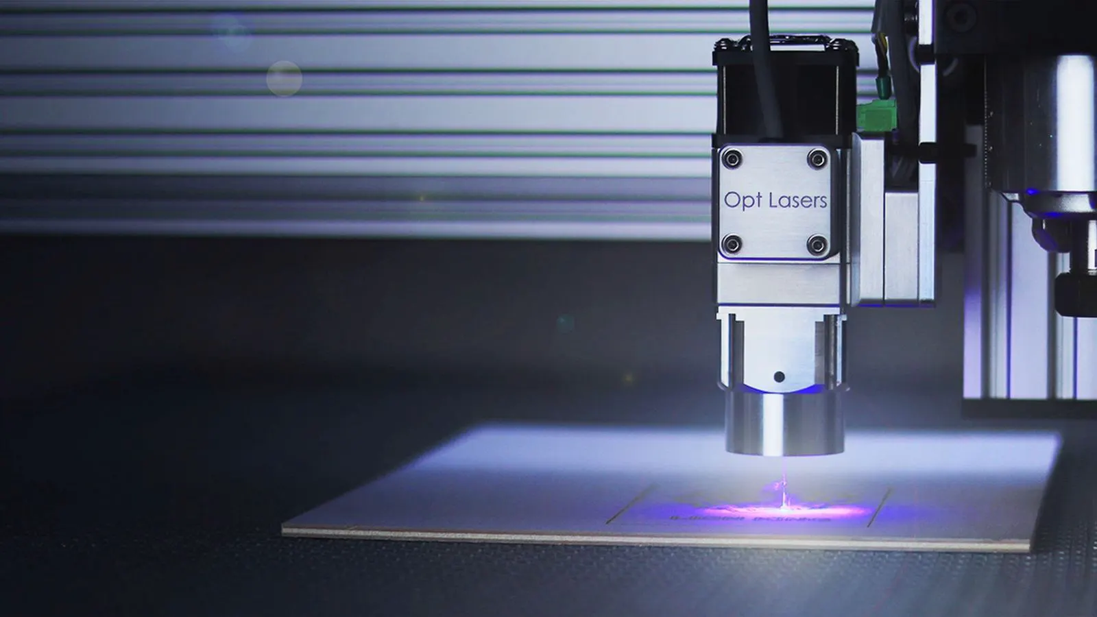 A CNC milling machine cutting a metal part in a shop