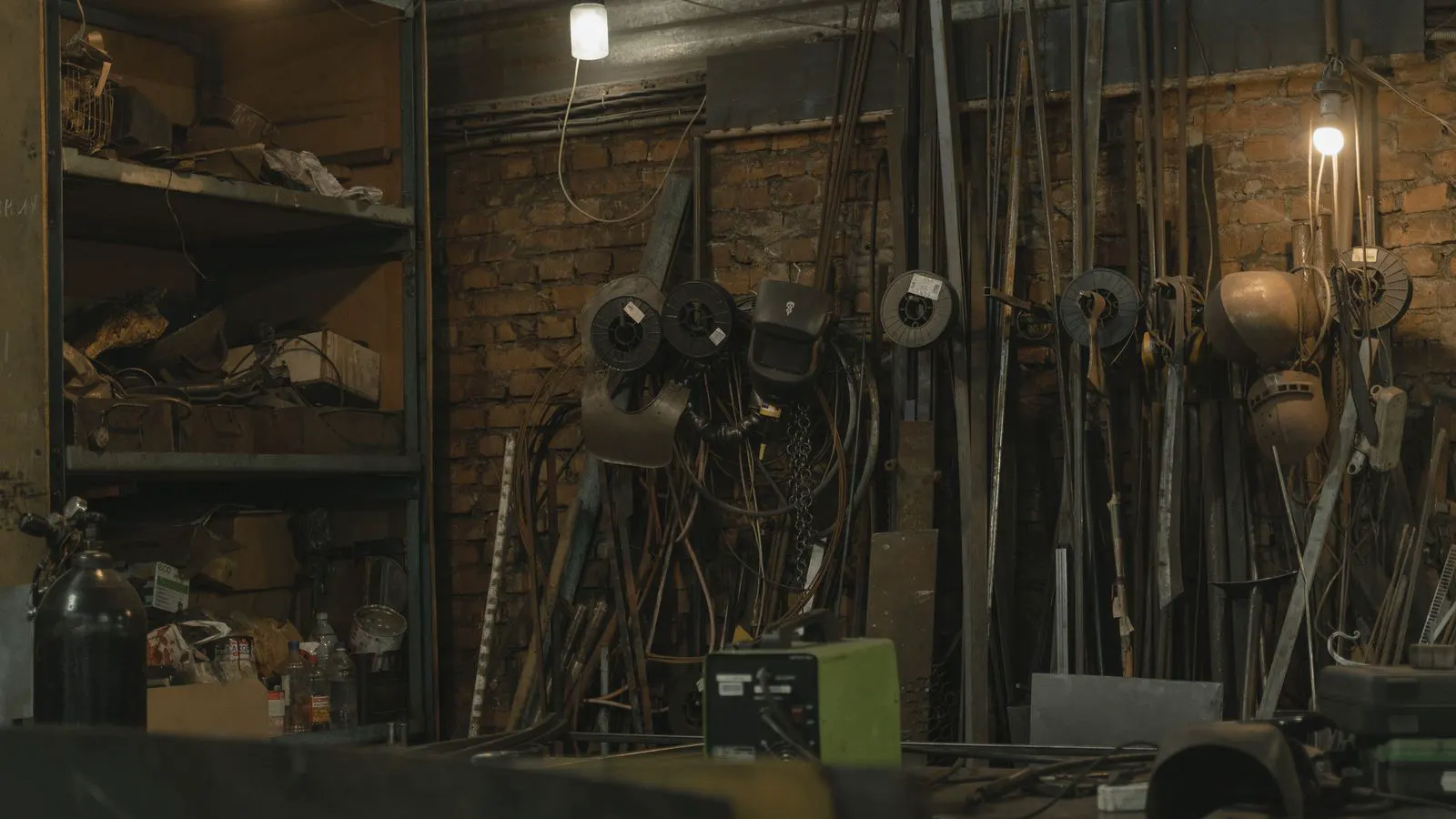 Heavy industrial press compressing a metal billet into a forged component